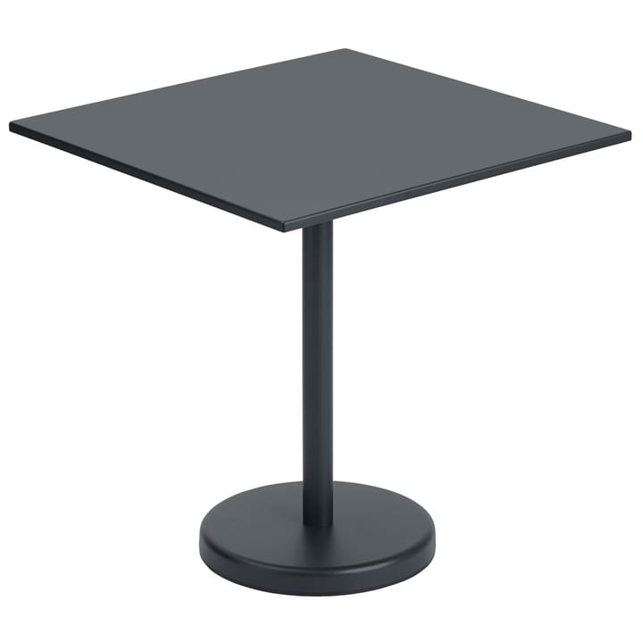 Linear Steel bord 70x70 cm - Black - Muuto