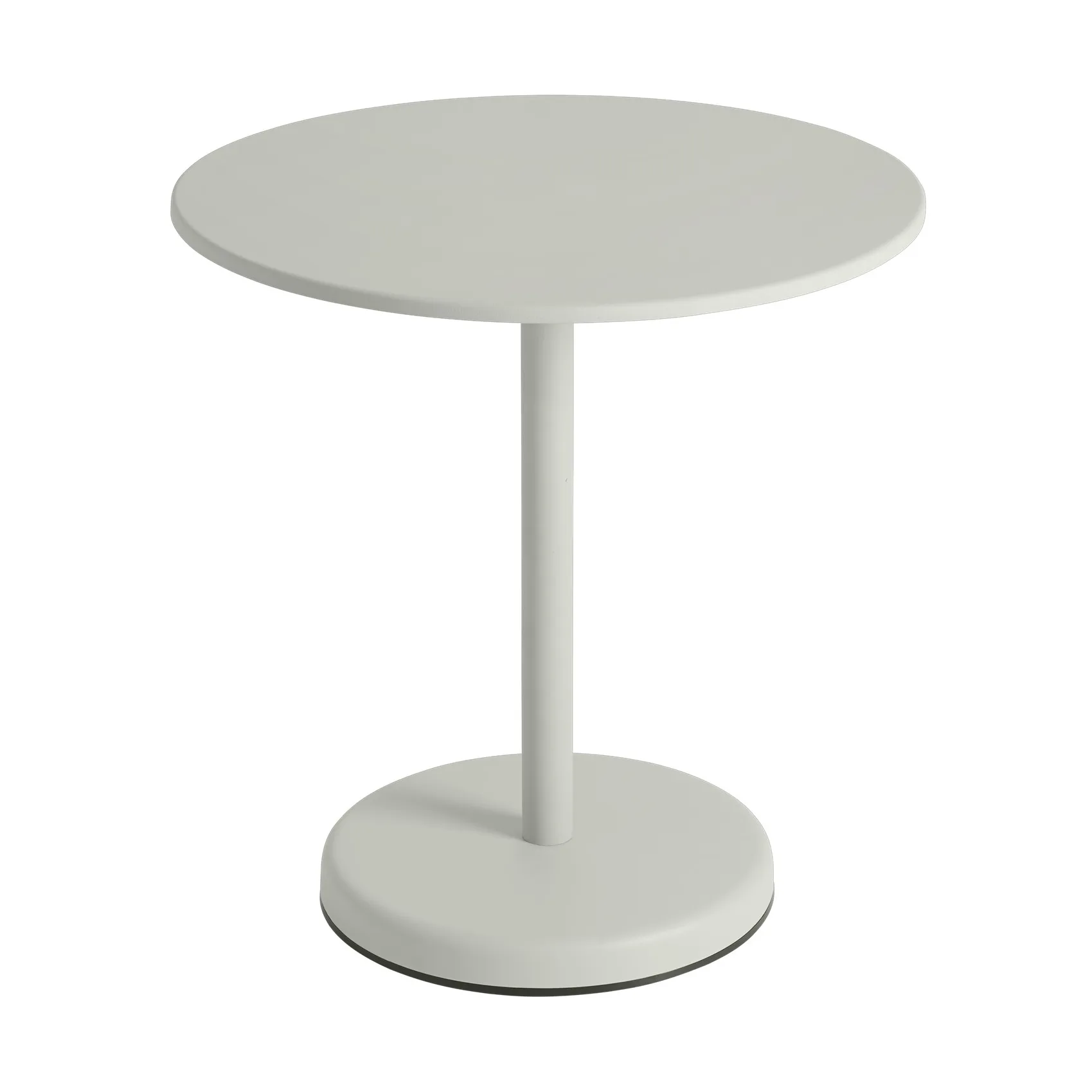 Linear steel café table V2 bord Ø70 cm Grey,  Muuto