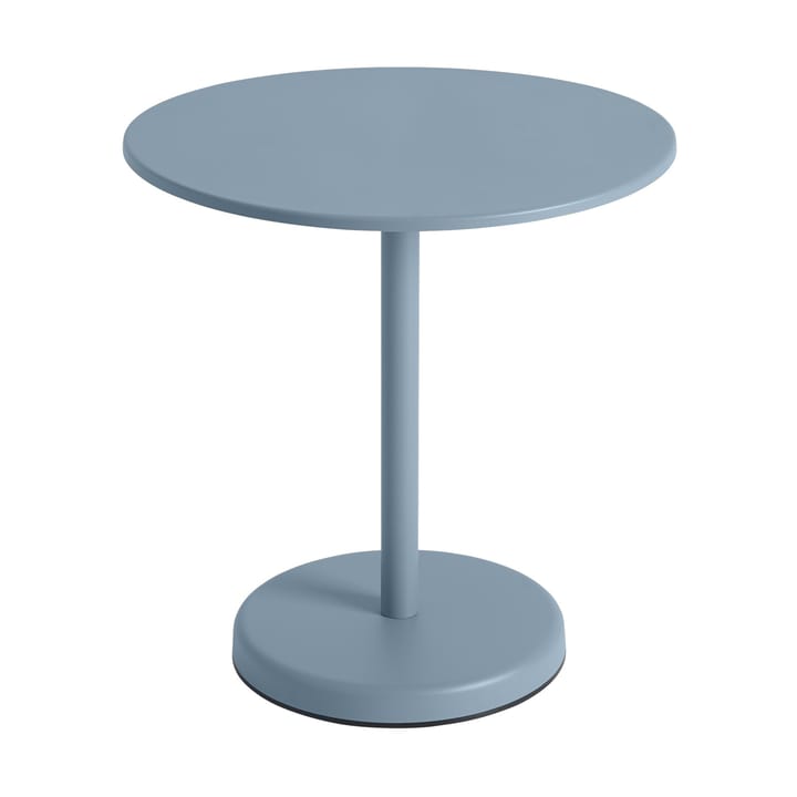 Linear steel café table V2 bord Ø70 cm Pale blue - undefined - Muuto