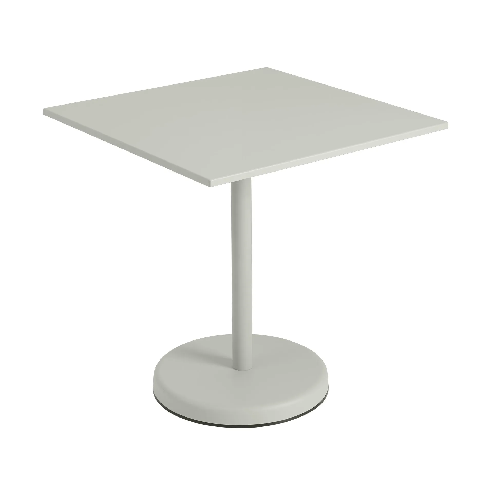Linear steel café table V2 bord 70x70 cm Grey,  Muuto