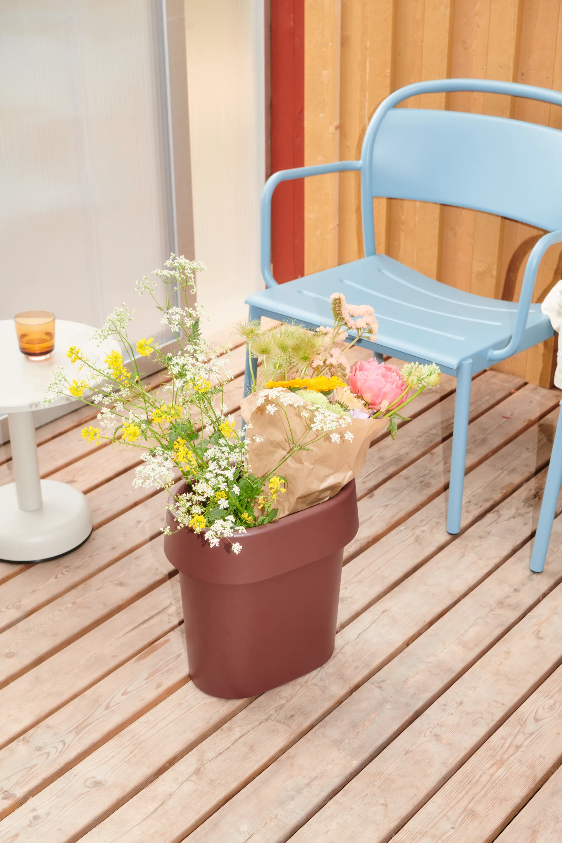 Linear Steel loungefåtölj, Pale blue Muuto