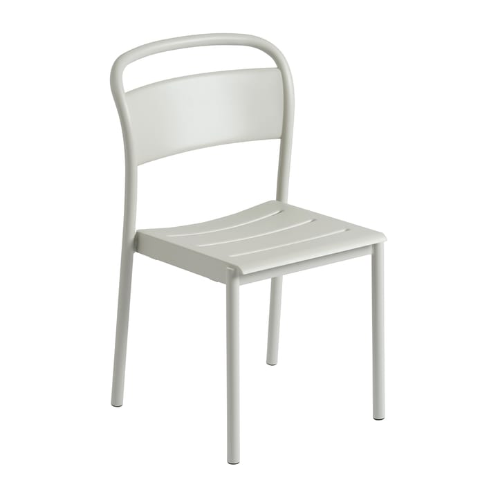 Linear steel side chair stol - Grey (RAL 7044) - Muuto