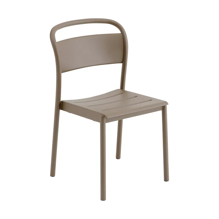 Linear steel side chair stol - Taupe - Muuto