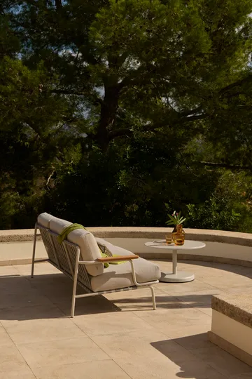 Linear Steel soffbord - Grey, Ø70x40 cm - Muuto