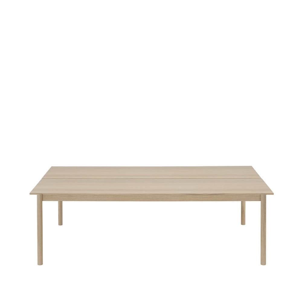 Muuto Linear System bord 142x240 cm Oak veener-Oak | Skandinavisk Design | Matbord | Beige