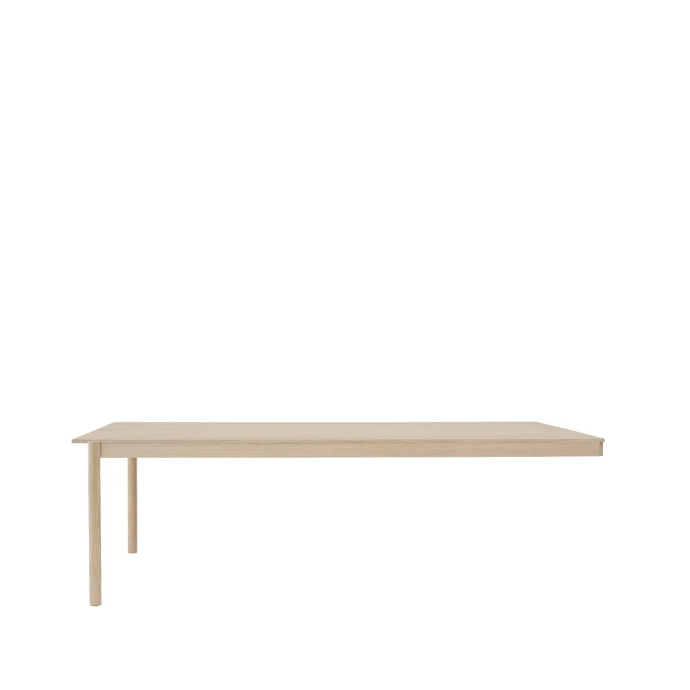 Linear System End Module bord, Oak veener-Oak 240x142 cm Muuto