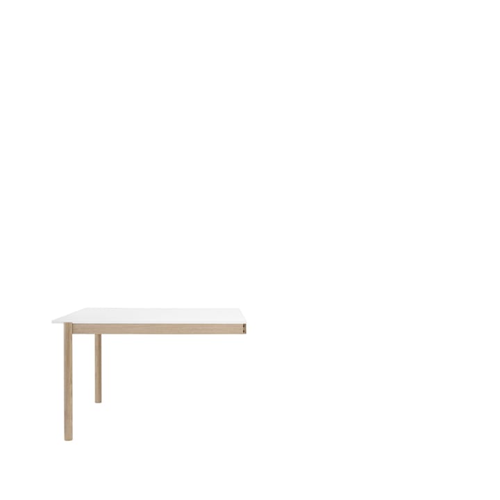 Linear System End Module bord - White laminate-Oak 142x120 cm - Muuto