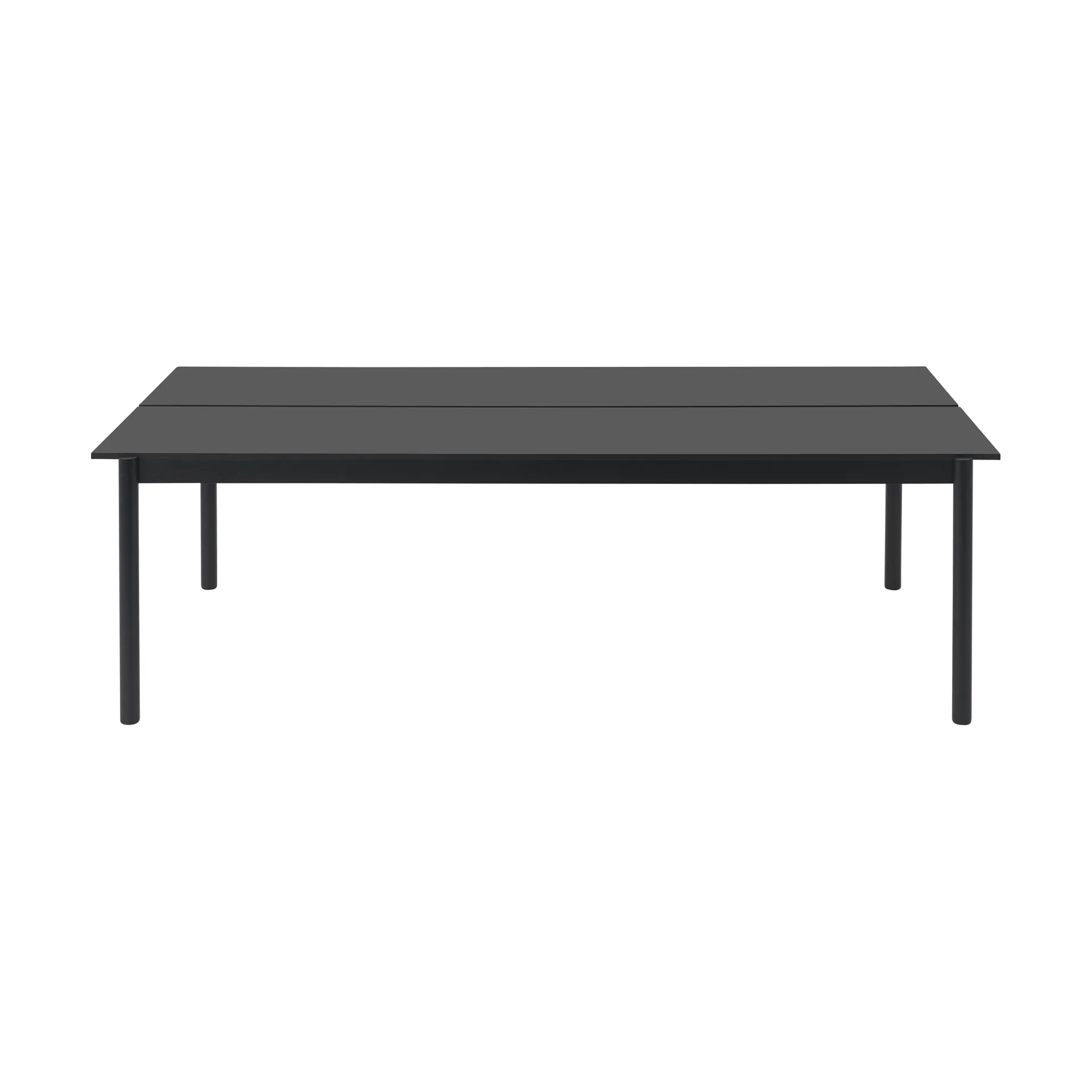 Linear System matbord 110x240 cm, Black nanolaminate-black-black Muuto