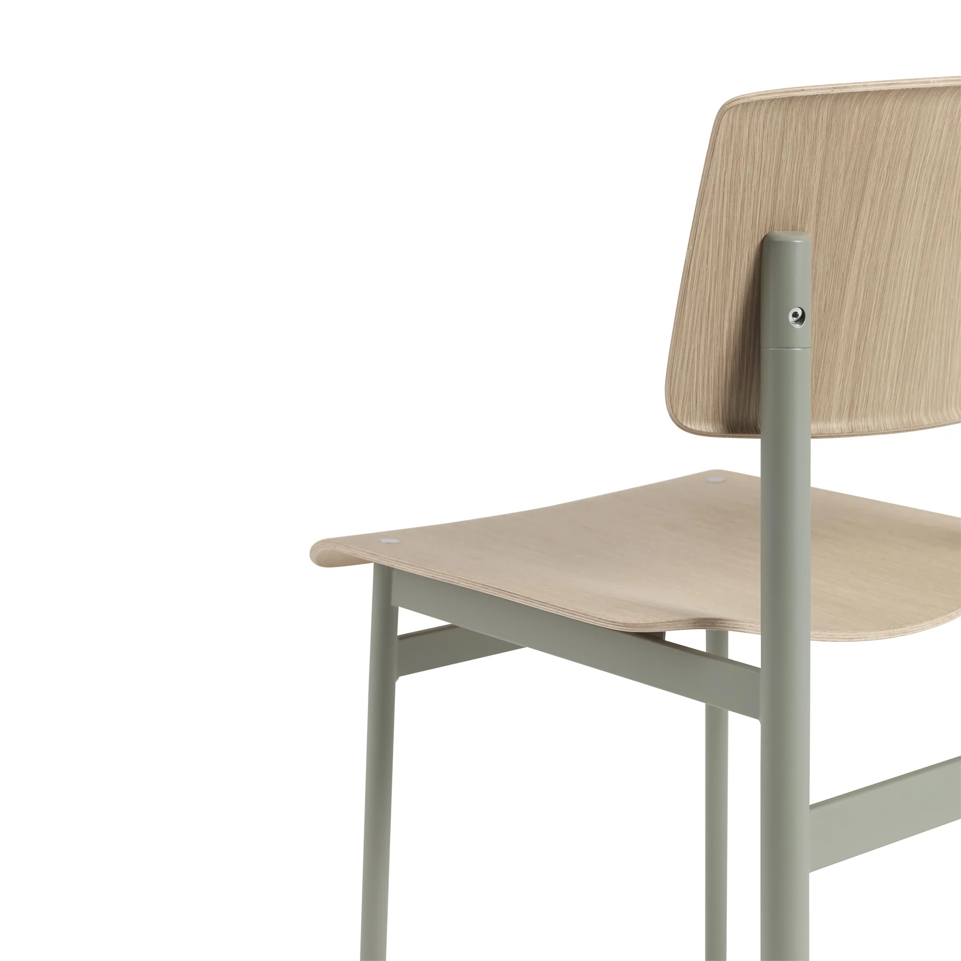 Loft Chair stol, Oak-Dusty green Muuto