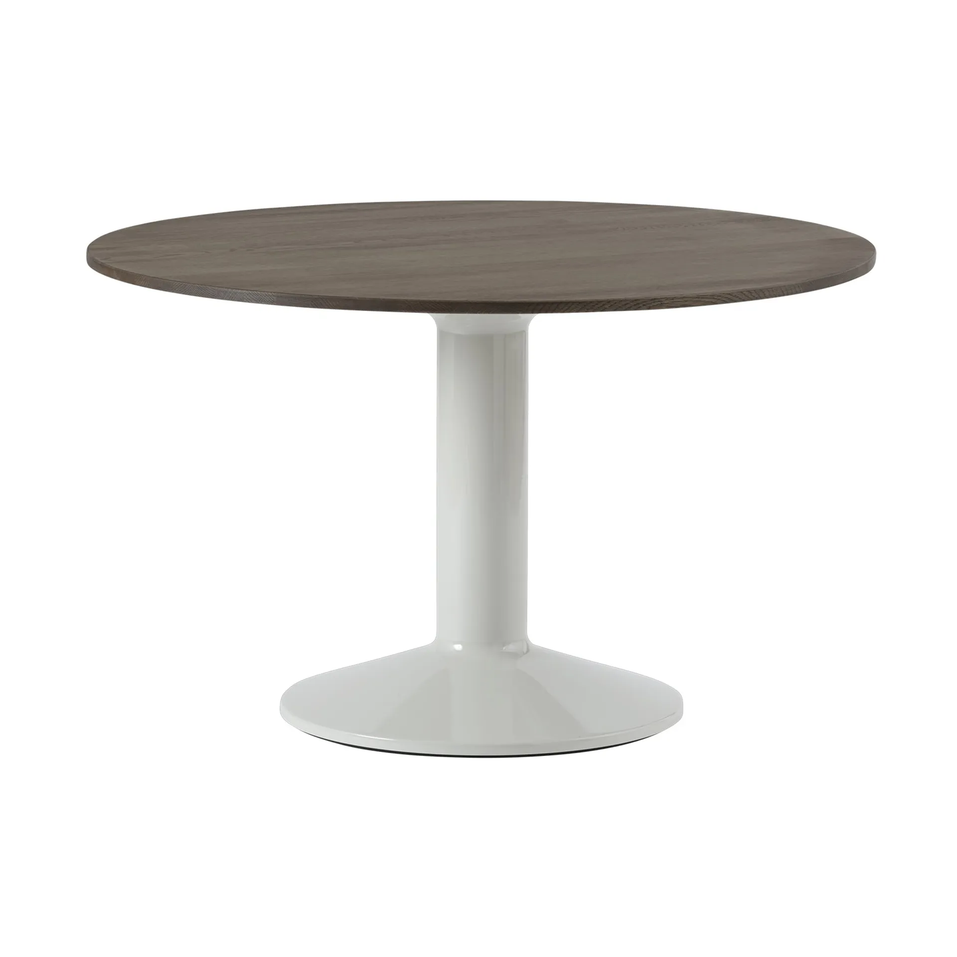 Midst pelarbord Ø120 cm, Dark Oiled Oak-Grey Muuto