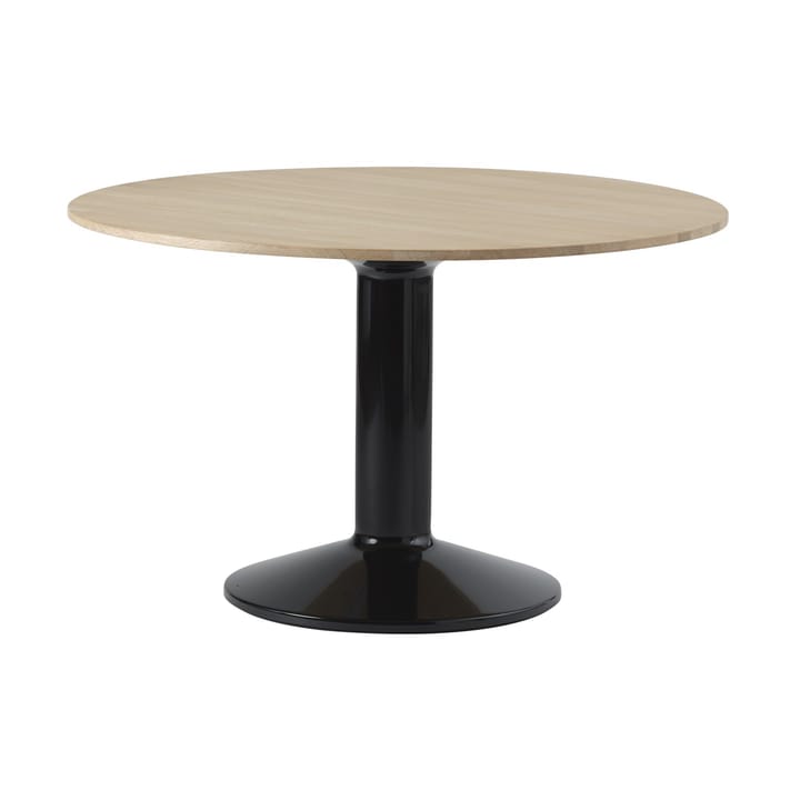 Midst pelarbord Ø120 cm - Oiled Oak-Black - Muuto