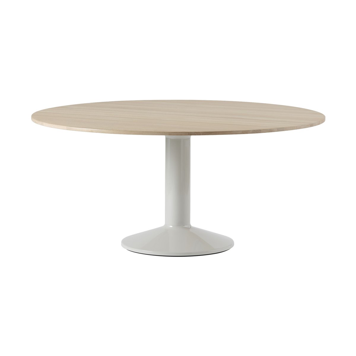 Muuto Midst pelarbord o160 cm Oiled Oak-Grey | Skandinavisk Design | Matbord | Brun