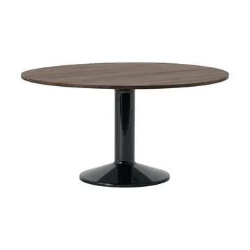 Midst pelarbord - Dark oiled oak-black, Ø140 cm - Muuto
