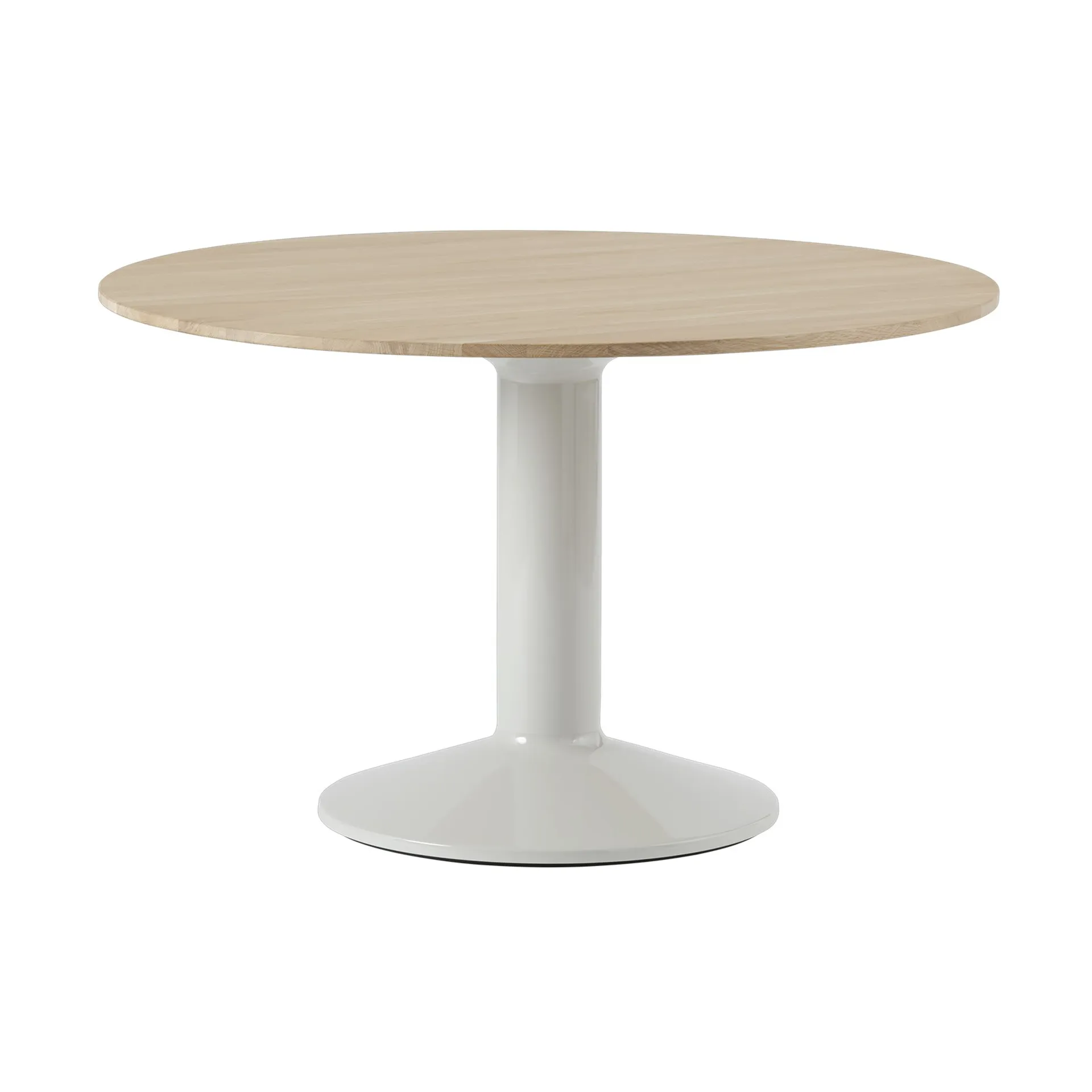 Midst pelarbord, Oiled oak-grey, Ø120 cm Muuto