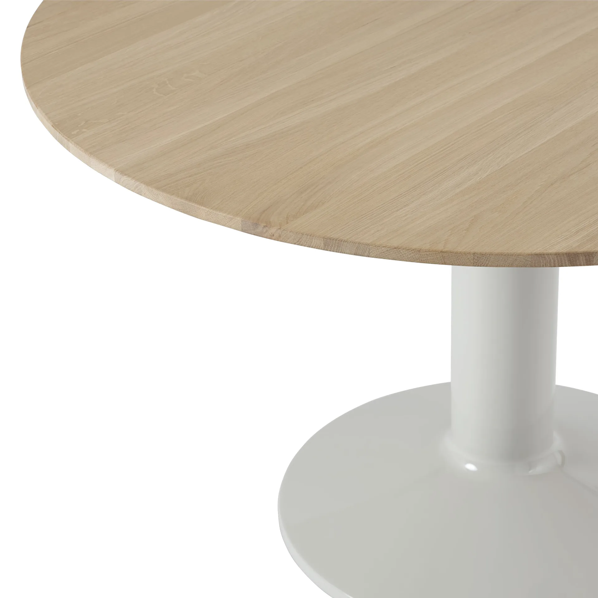 Midst pelarbord, Oiled oak-grey, Ø120 cm Muuto