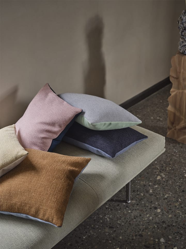 Mingle kudde 45x45 cm, Copper Brown-Light Blue Muuto