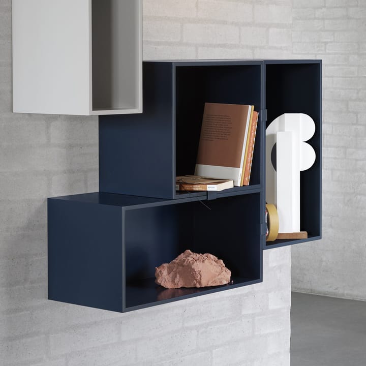 Mini förvaringssystem clips 5-pack, Midnight blue Muuto