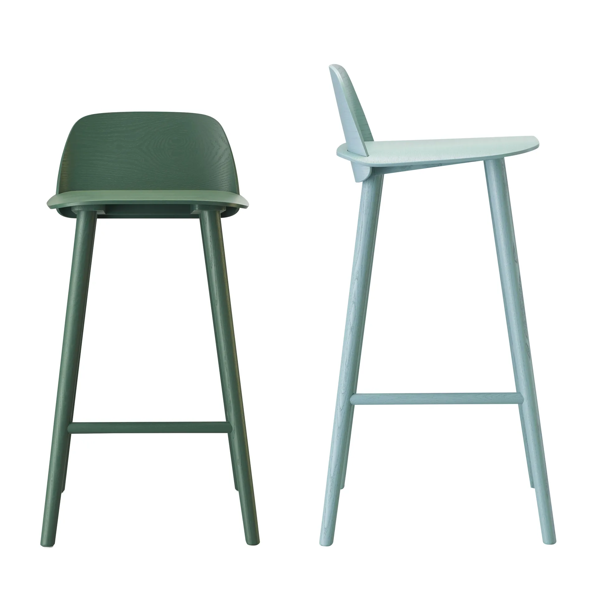 Nerd barstol 75 cm, Green Muuto