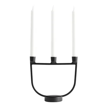 Open ljusstake - svart - Muuto