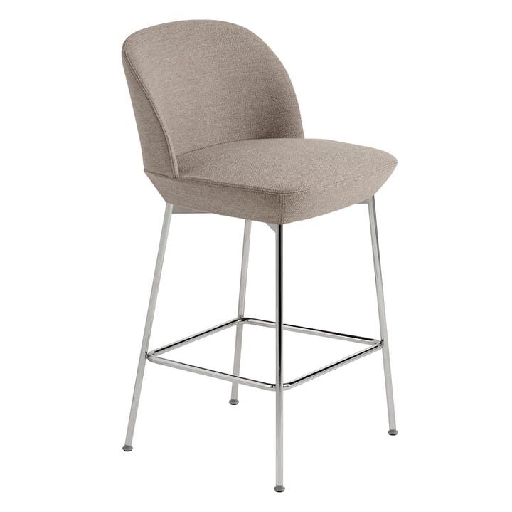 Oslo Counter stol kromade ben - Ocean 32 - Muuto