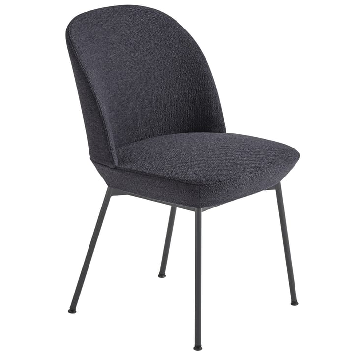 Oslo matstol svarta ben - Ocean 601-Black - Muuto