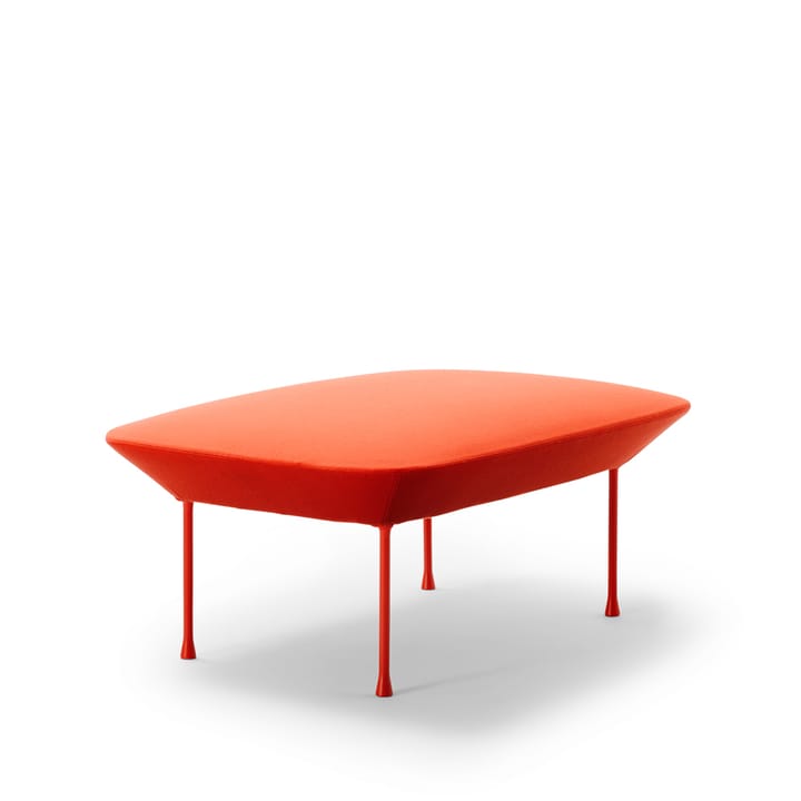 Oslo pouf - Steelcut 550-Tangerine - Muuto