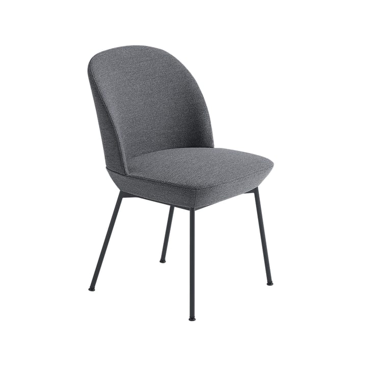 Oslo sidostol tygklädd - Ocean 80-Anthracite black - Muuto