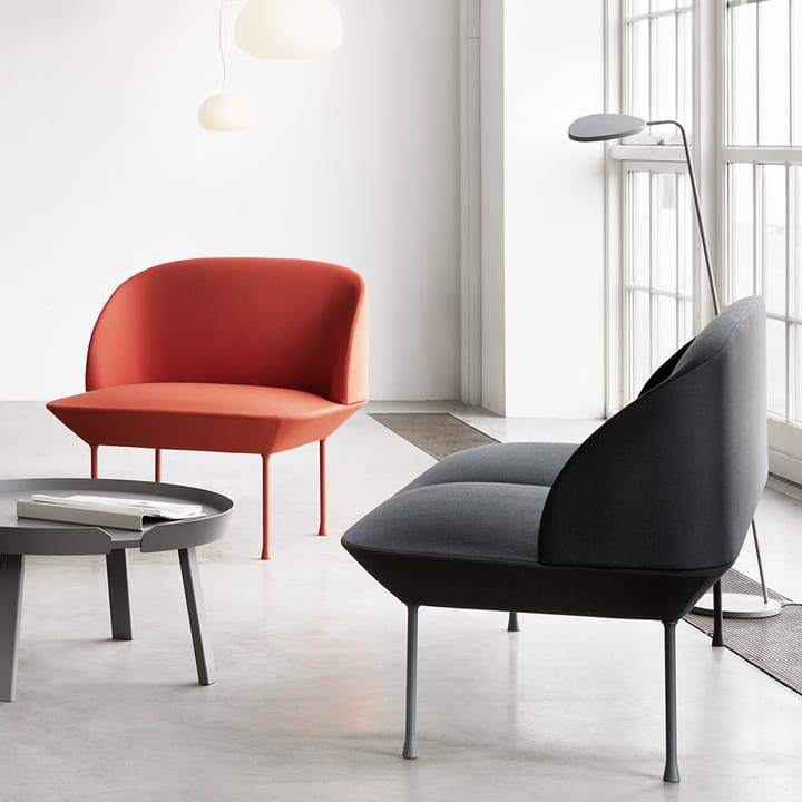 Oslo soffa 2-sits, Steelcut 660-Dark red Muuto