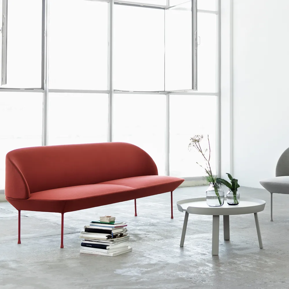 Oslo soffa 2-sits, Steelcut trio 966-Dark grey Muuto