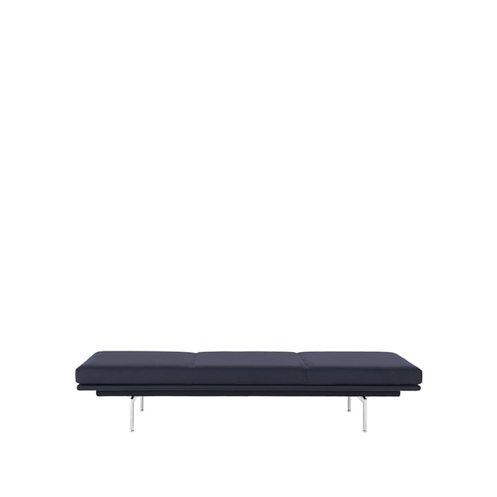 Outline dagbädd - Vidar 554-Aluminium - Muuto