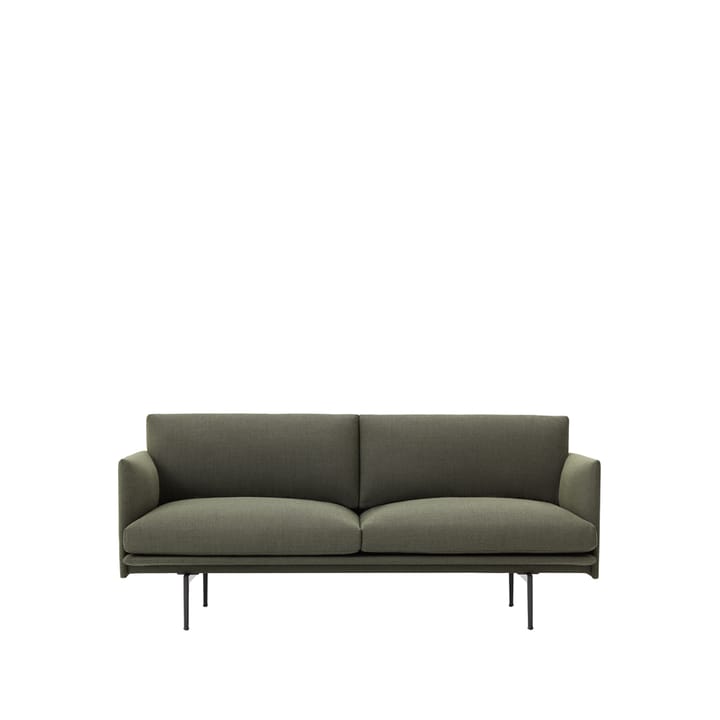 Outline soffa 2-sits - Fiord 961-Green - Muuto