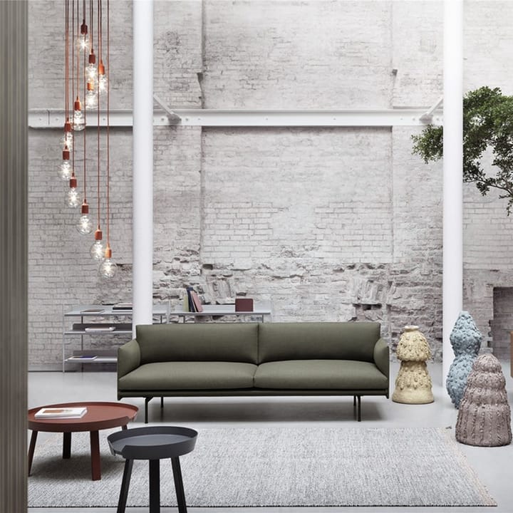 Outline soffa 2-sits - Fiord 961-Green - Muuto