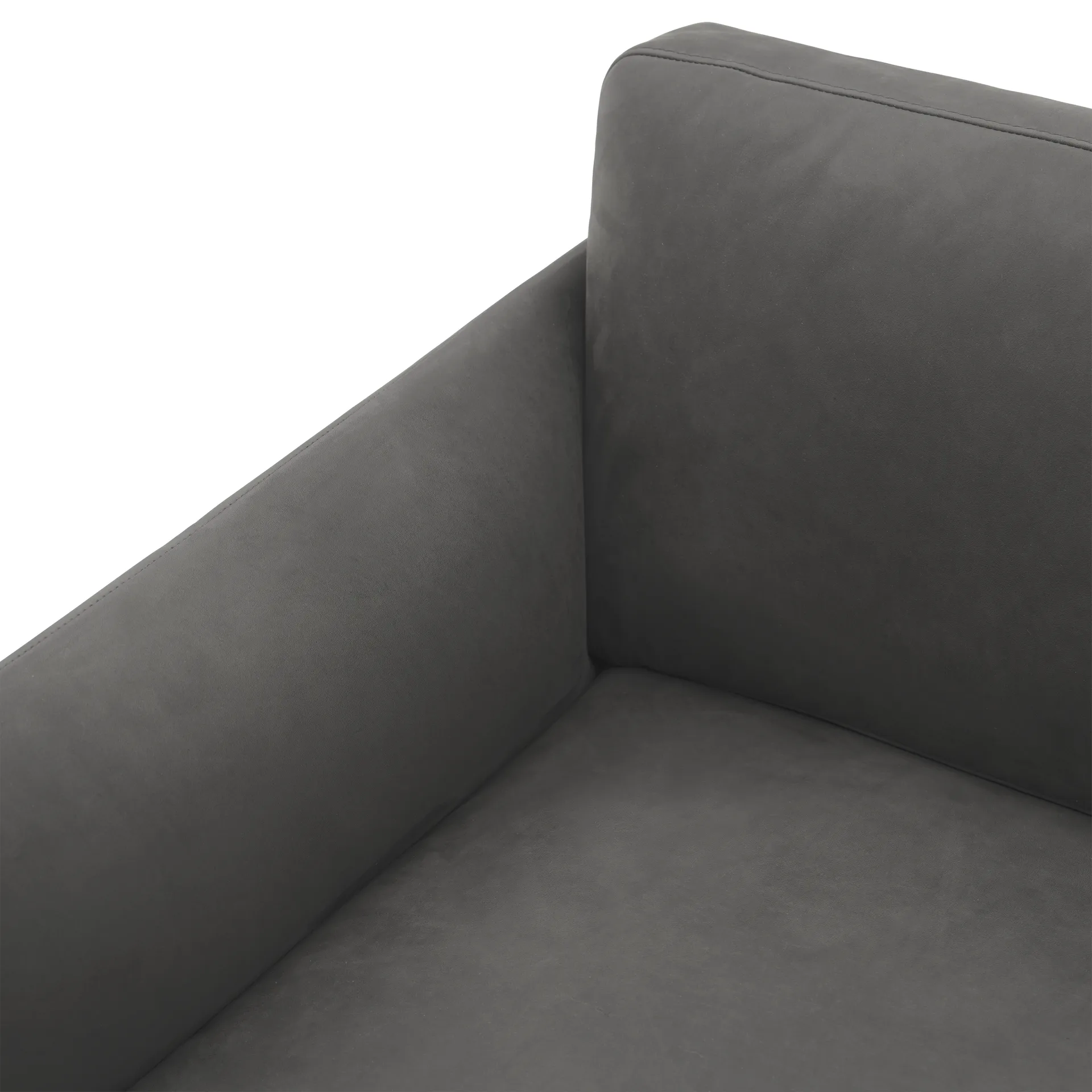 Outline soffa 3-sits läder, Grace leather Camel-svarta ben Muuto