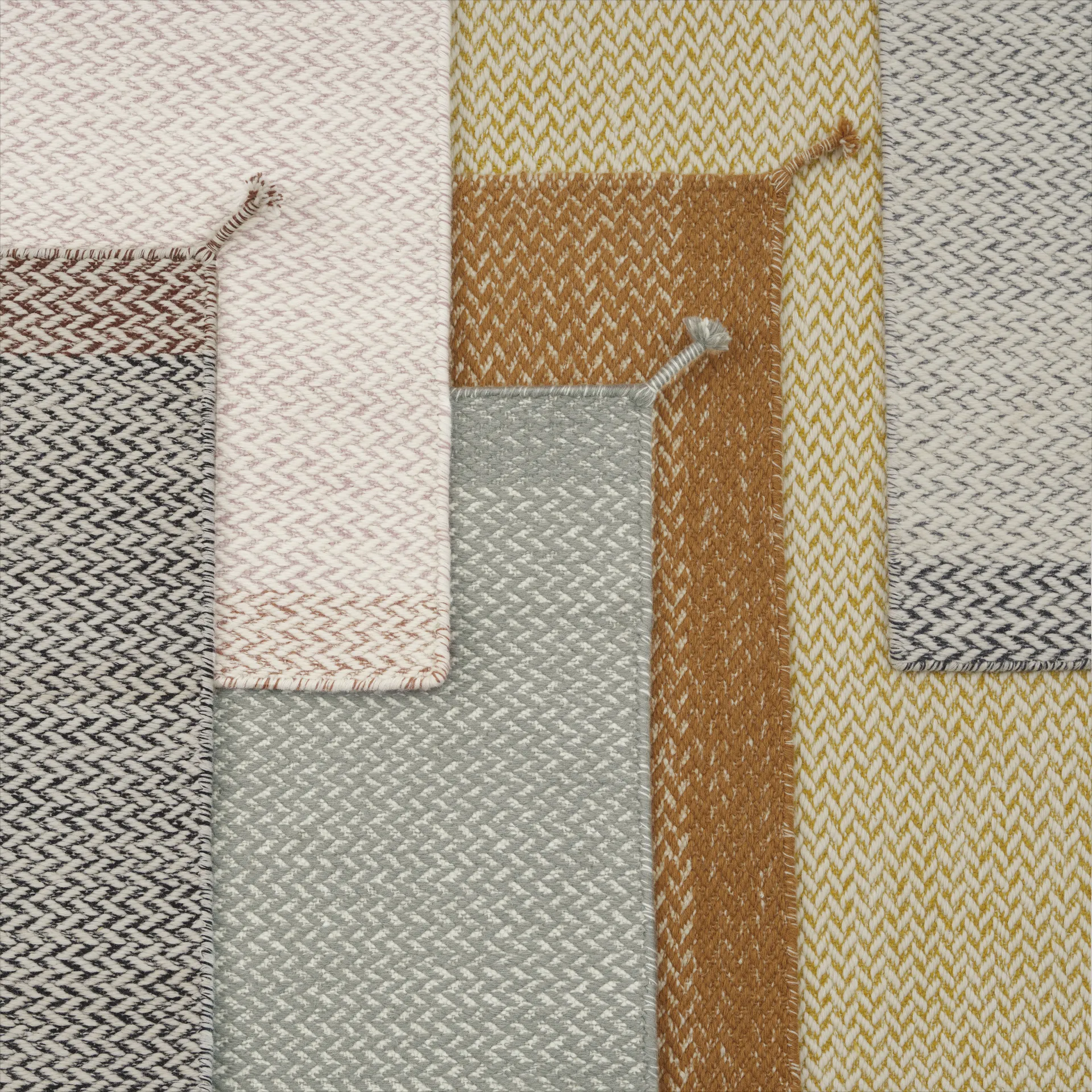 Ply ullmatta 270x360 cm, Light Rose Muuto