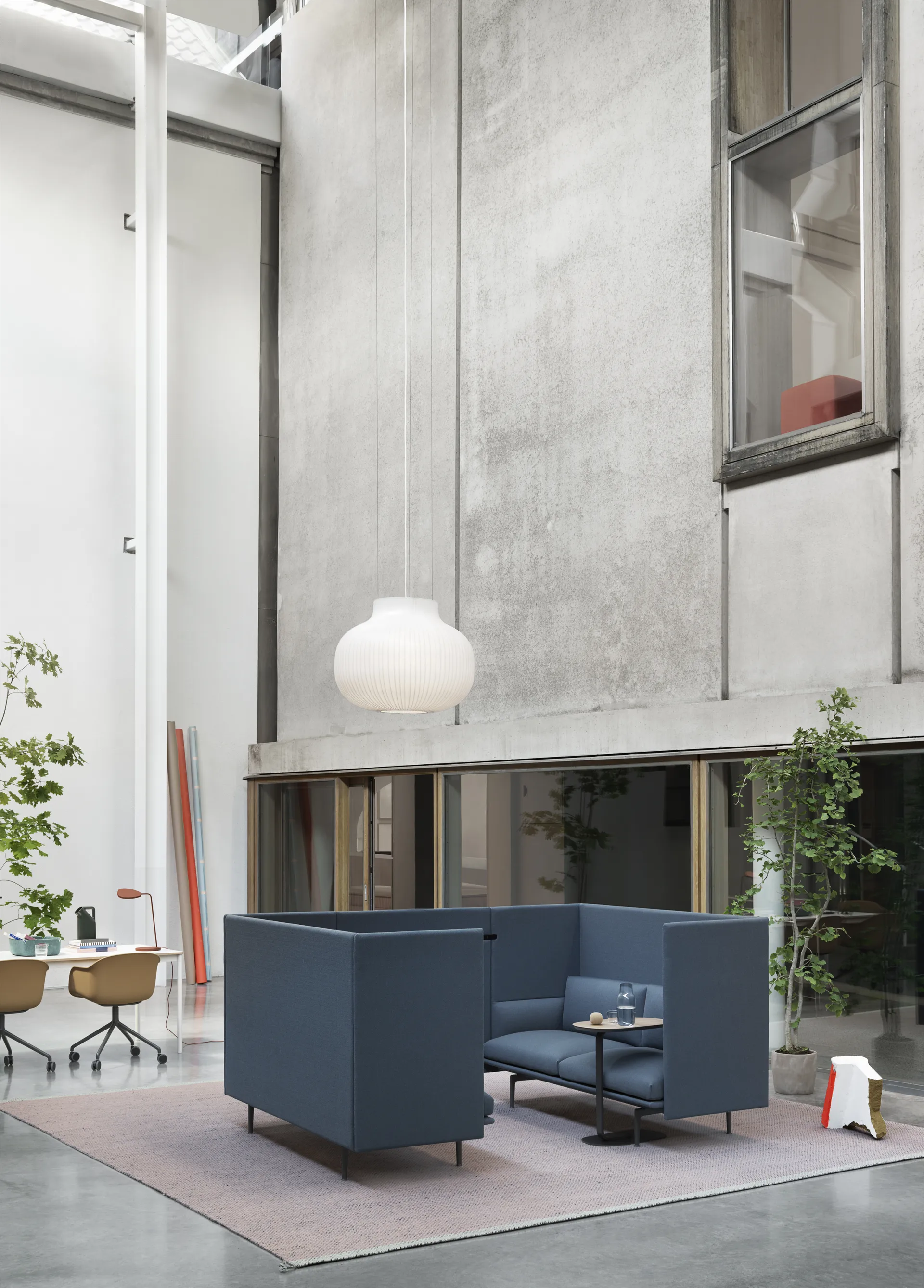 Ply ullmatta 270x360 cm, Light Rose Muuto