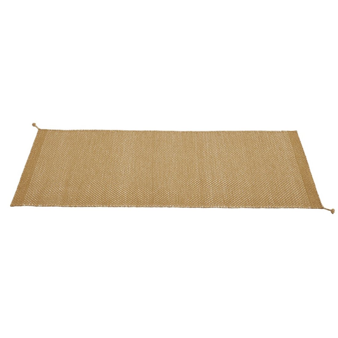 Muuto Ply ullmatta 80x200 cm Burnt orange | Skandinavisk Design | Ullmattor | Gul