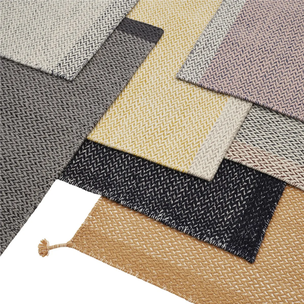 Ply ullmatta 80x200 cm, Yellow Muuto