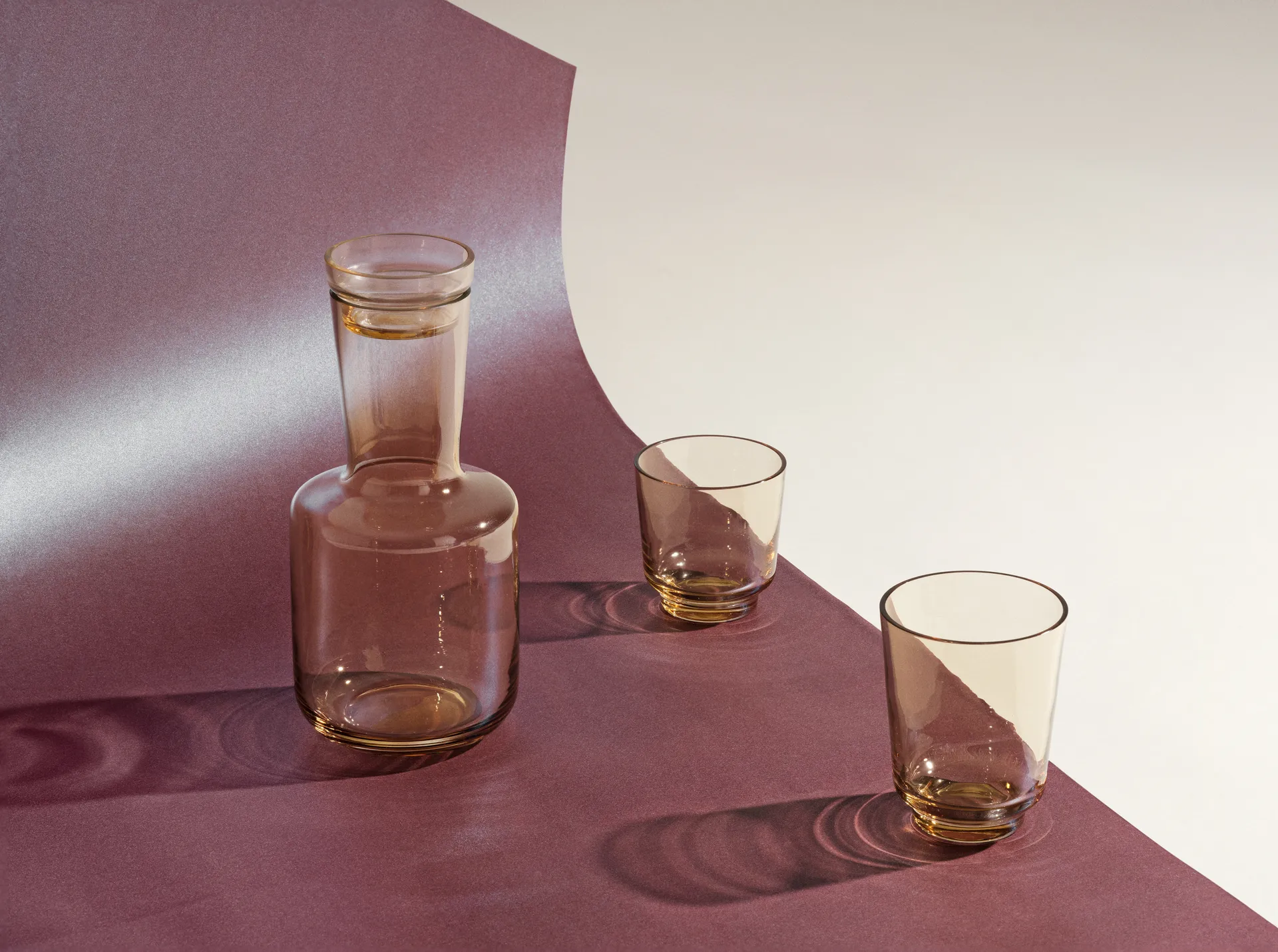 Raise glas 30cl 2-pack, Ochre Muuto