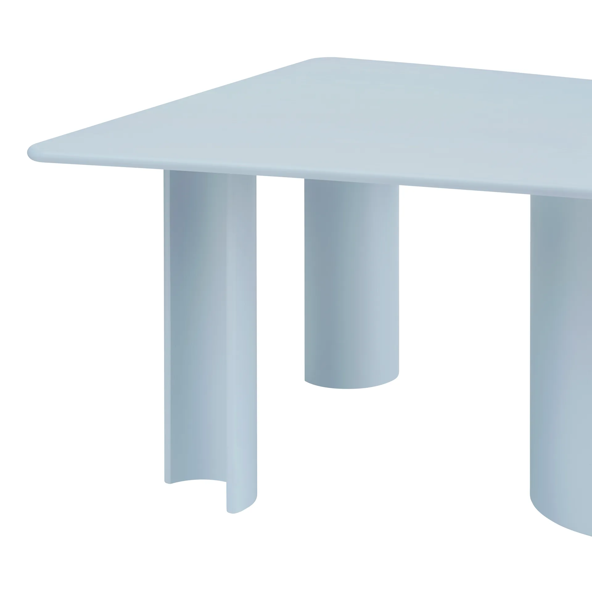 Re-norm matbord, Light blue, 130x120 cm Muuto