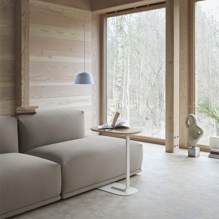 Relate sidobord 73,5 cm, Solid oak-Off white Muuto