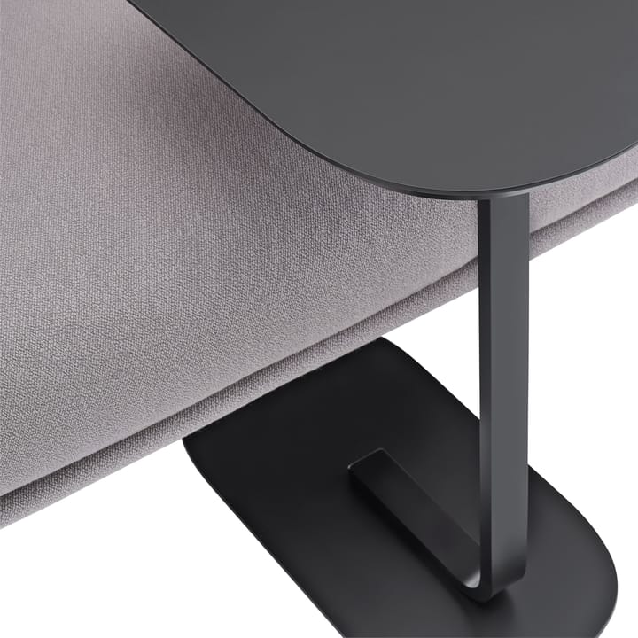 Relate sidobord H 605 - Black - Muuto