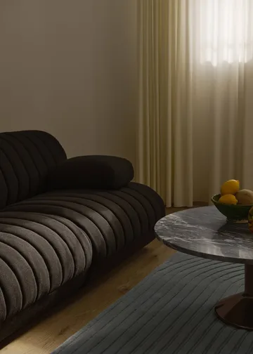 Relevo Rug Quattro ullmatta - Light rose, 170x240 cm - Muuto