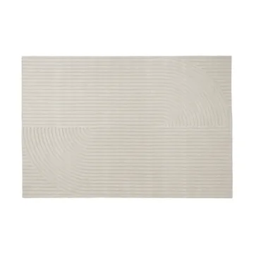 Relevo Rug Quattro ullmatta - Off white, 200x300 cm - Muuto