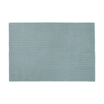 Relevo Rug Quattro ullmatta - Sage green, 170x240 cm - Muuto