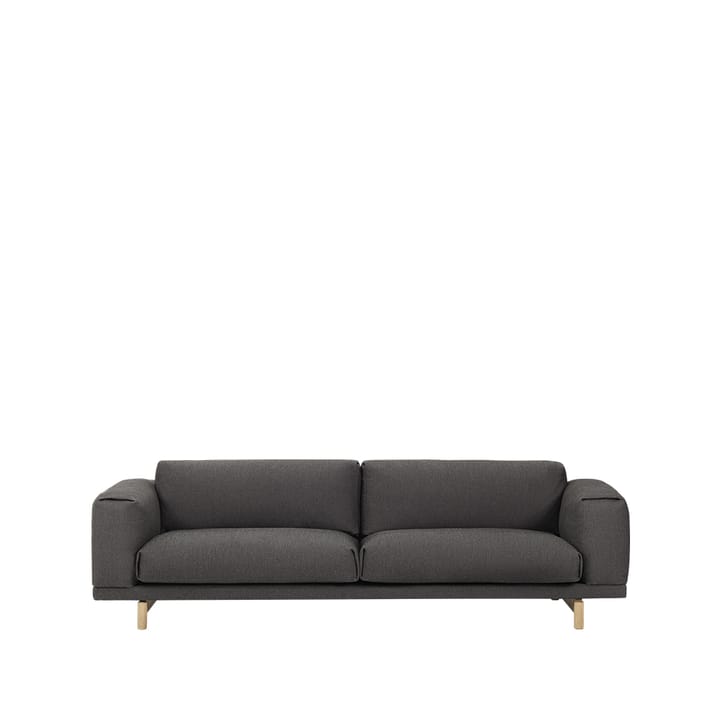 Rest soffa - 3-sits-vancouver 13 grey-ekben - Muuto