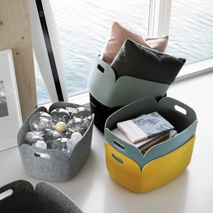 Restore förvaringskorg, gul Muuto