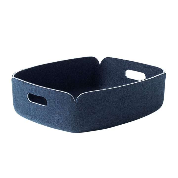 Restore tray förvaringskorg låg - midnight blue (blå) - Muuto