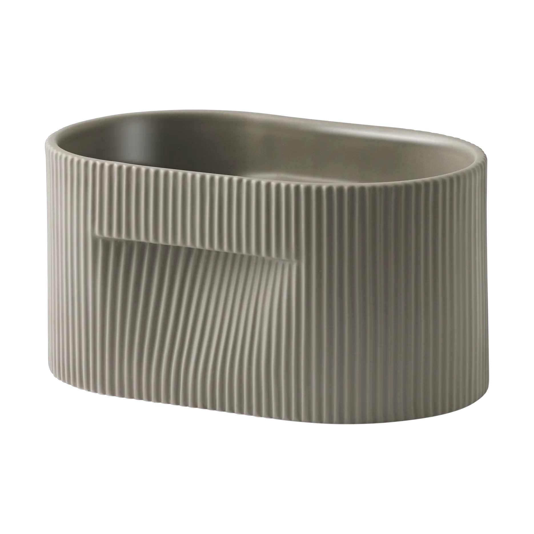 Ridge kruka 13 cm, Taupe Muuto