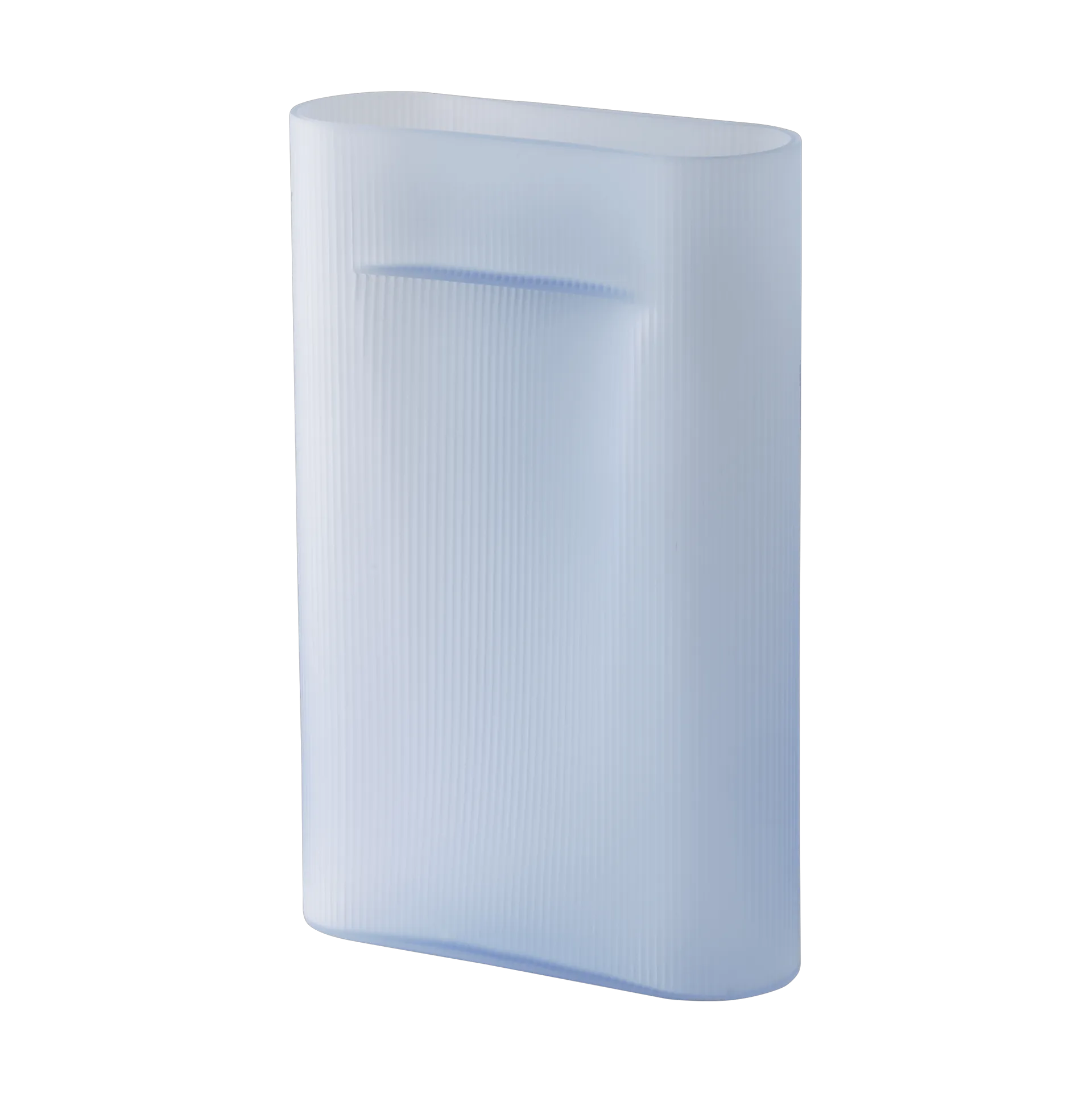 Ridge vas frostat glas 48,5 cm, Light blue Muuto