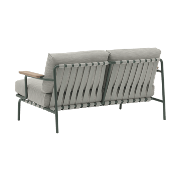 Settle 2-sits soffa - Ribbed Weave 2 Dark green - Muuto